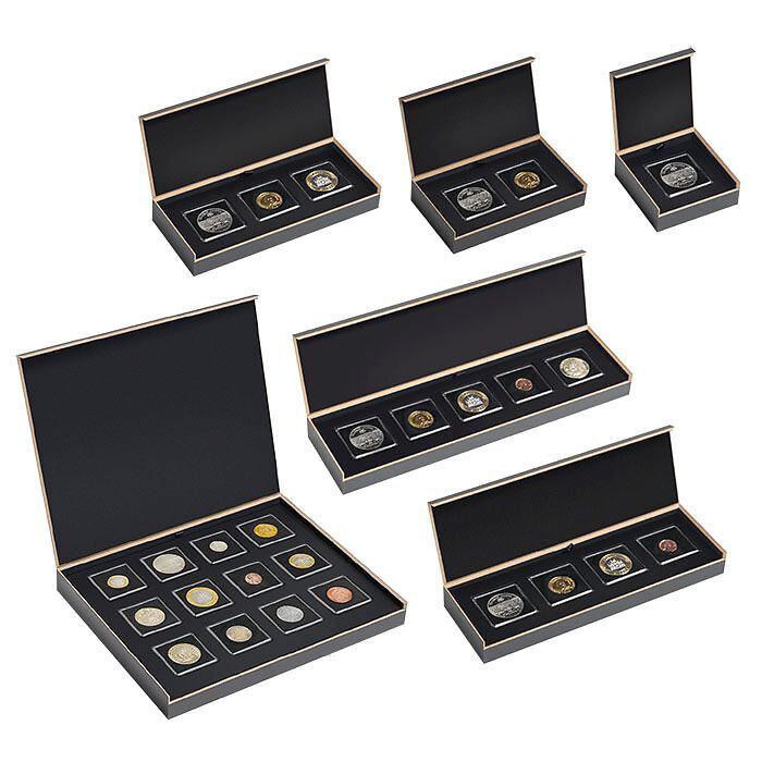 Écrin Numismatique Luxor pour  capsules Quadrum
