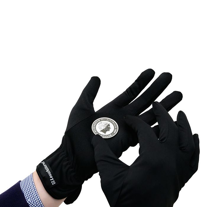 Gants en microfibre, 1 paire, noirs