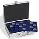 valisette Numismatique pour 144 pièces de 2 Euros sous capsules, 6 plateaux inclus