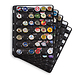 Recharges Compart, pour 42 muselets de champagne / capsules, noir