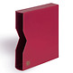 Etui de protection pour reliure á anneaux OPTIMA, design classique, bordeaux