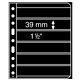 Pochettes plastiques Vario, 6  Compartiments, pellicule noire