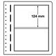 Leuchtturm feuilles neutres LB, 2 Compartiments, 190x124 mm