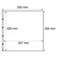Pochettes plastiques Maximum,  pour feuilles, Compartiment 1, transparent