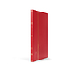 Classeur Basic, DIN A4, 16 pages noires, couverture non matelassée, rouge