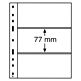 Pochettes plastiques Optima, 3 Compartiments, transparent