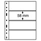 Pochettes plastiques Optima, 4 Compartiments, transparent