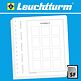 Leuchtturm feuilles d'album neutres pour timbres personnalisés Autriche(format en hauteur)