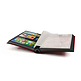 Classeur Basic, DIN A4, 64 pages noires, couverture non matelassée, rouge