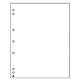 Intercalaires Numis, blanc, paquet de 10
