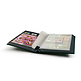 Classeur Basic, DIN A4, 64 pages noires, couverture non matelassée, vert