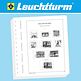 Leuchtturm feuilles préimprimées Saar 1947-1959