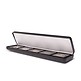 Ecrin Numismatique Nobile pour 5 Quadrum, 290x65 mm, noir
