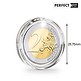 Ultra capsules Perfect Fit pour 2 Euro (25,75 mm), paquete de 10