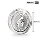 Ultra capsules Perfect Fit pour 2 oz. Queen's Beasts Silver   (38,61 mm), paquete de 10
