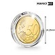 Capsules Ultra Perfect Fit pour 50 Euro-Cent (24,25 mm), paquete de 10