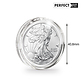 Ultra capsules Perfect Fit pour  1 oz. American Eagle argent (40,6 mm), paquete de 10