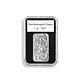 Capsules Quickslab 47,6 x 27,6 pour 1 once argent Rectangular Dragon, paquet de 5