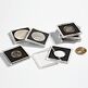 capsules Quadrum pour pièces de monnaie de diamètre intérieur 13 mm