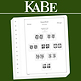 KABE Feuilles préimprimées OF RFA paires horizontales