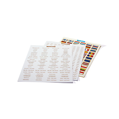 „Set d´étiquettes pour pièces   d´Euros“