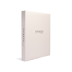 Memories album pour 148 billets et entrées