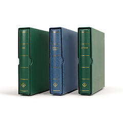 Leuchtturm reliure à barre rotative Perfect empreinte, avec  étui